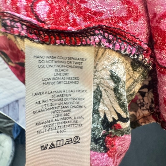 Free People Mikayla Floral Print Tunic Size XS NWOT - Picture 10 of 16